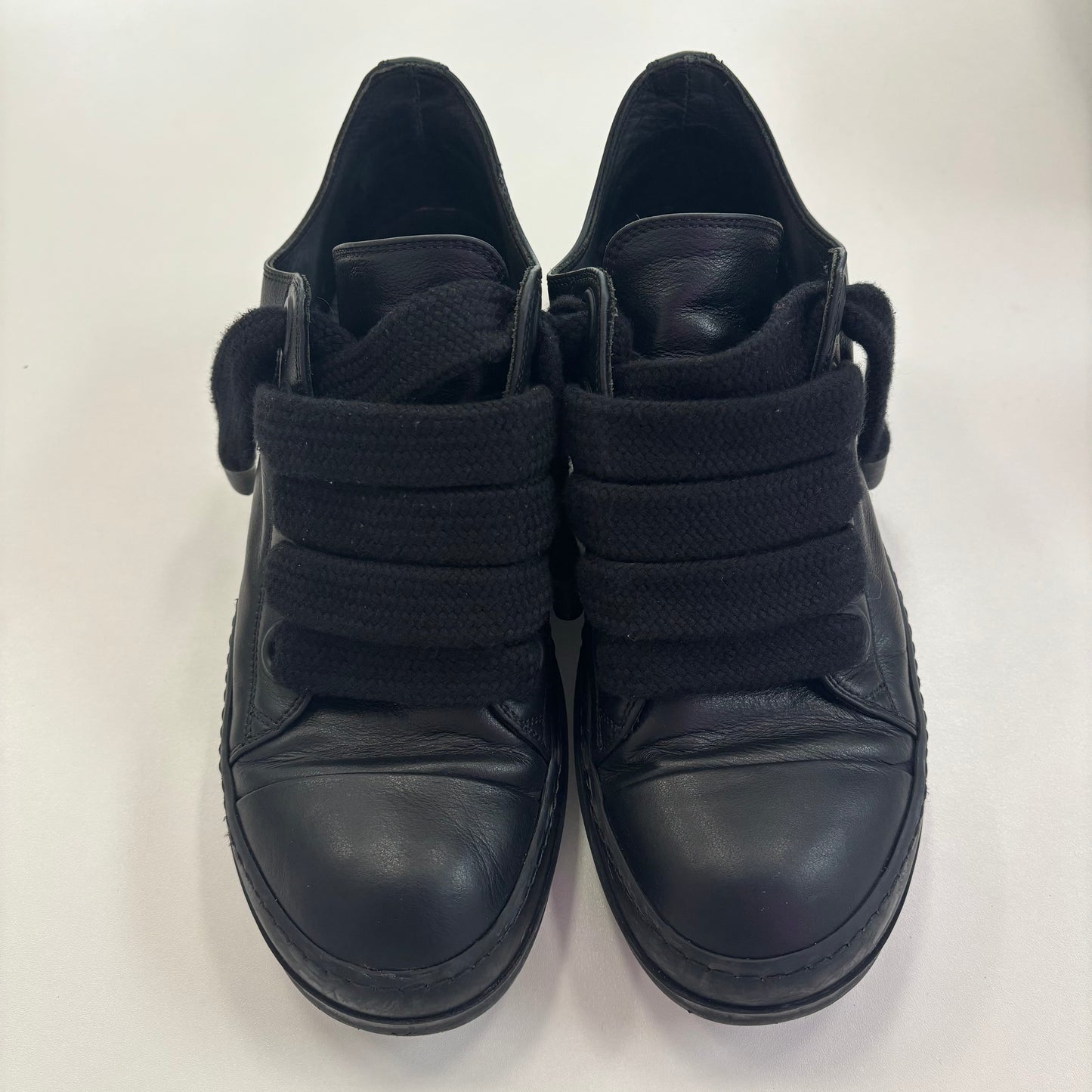 Rick Owens Jumbo Lace Ramone Low Black (Used)(No Box)