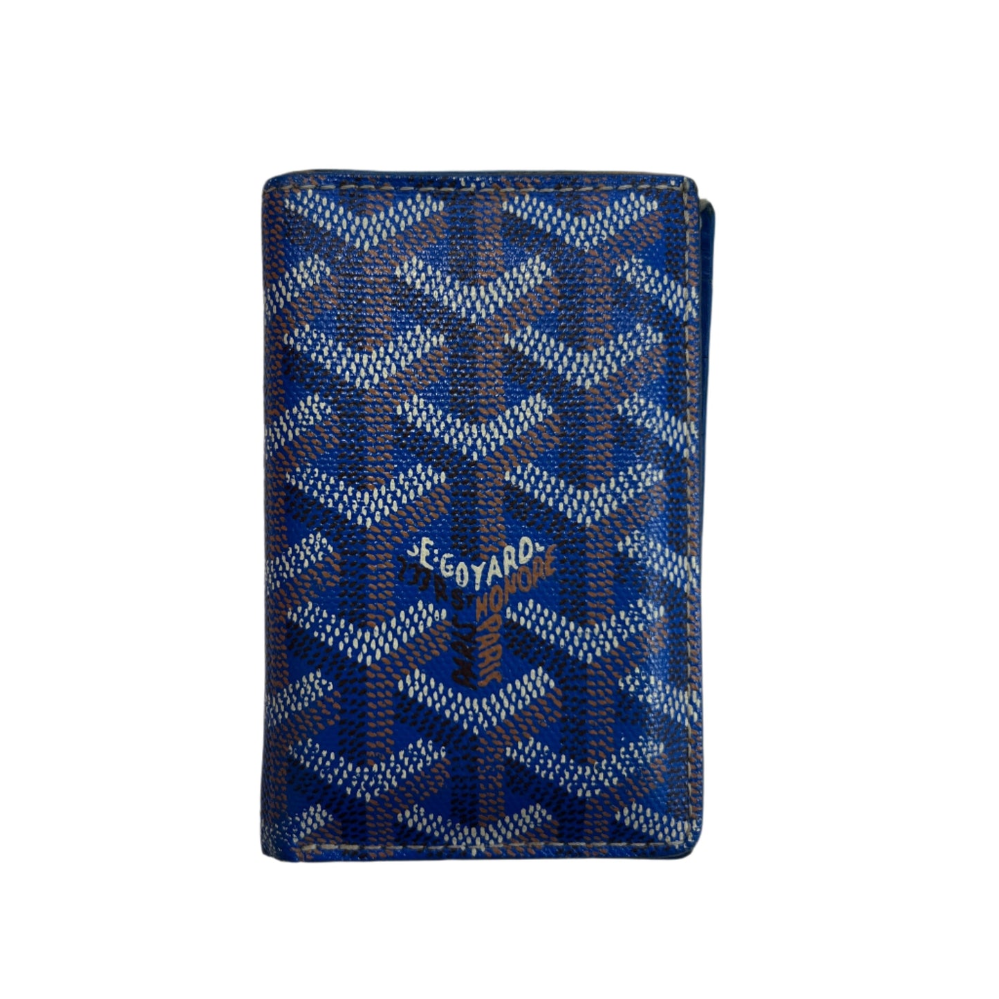 Goyard Saint Pierre Card Holder Royal Blue