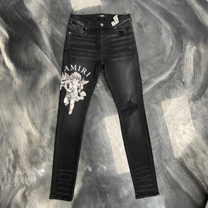 AMIRI Cherub Aged Black Jeans