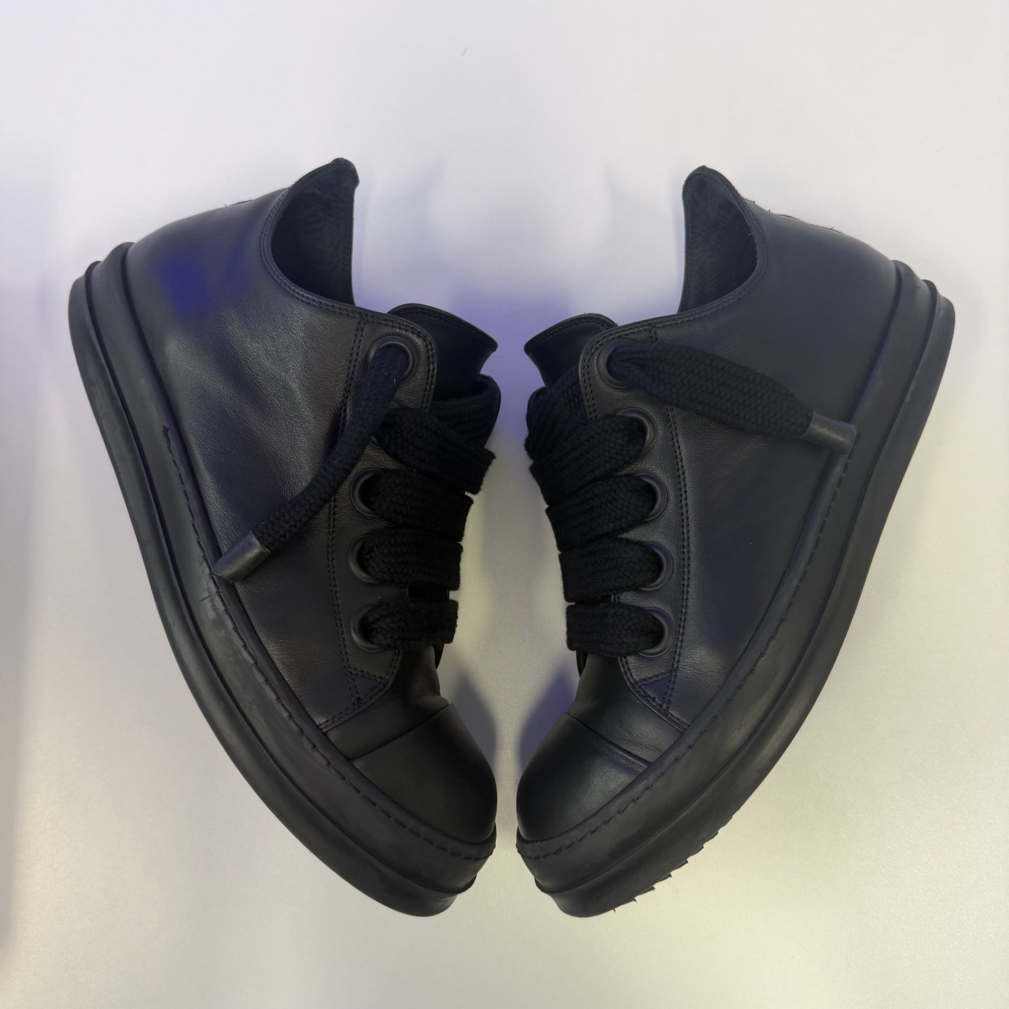 Rick Owens Lido Jumbo Laced Low Black (USED)