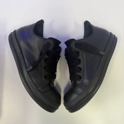 Rick Owens Lido Jumbo Laced Low Black (USED)