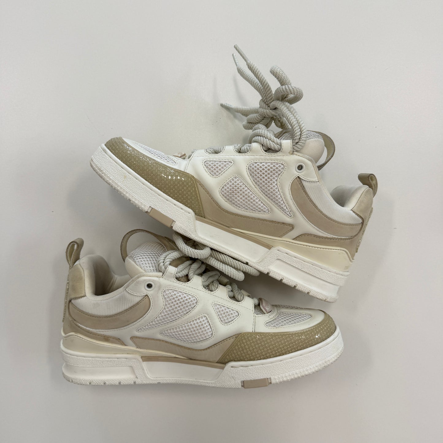 Louis Vuitton LV Skate Sneaker Beige White (Used)(No Box)