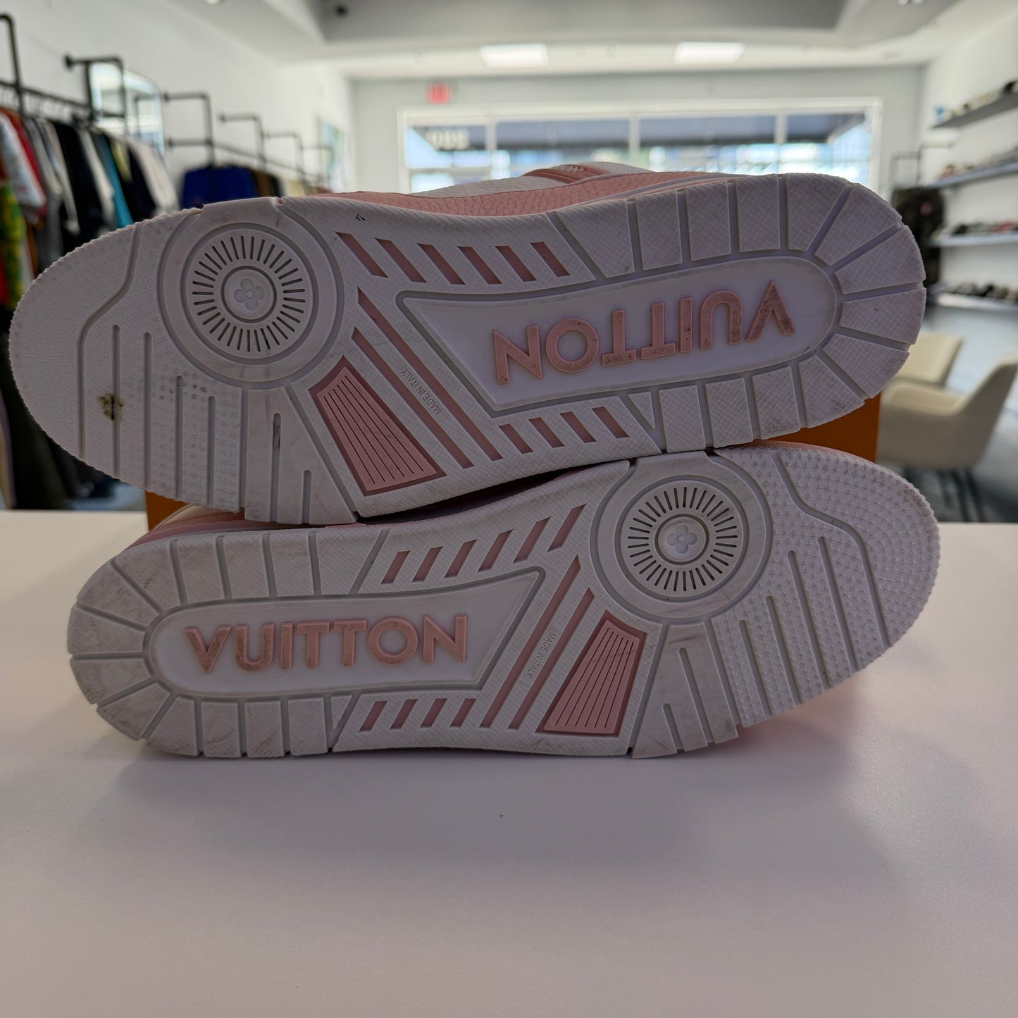 Louis Vuitton Trainer Sneaker Pink (Used)