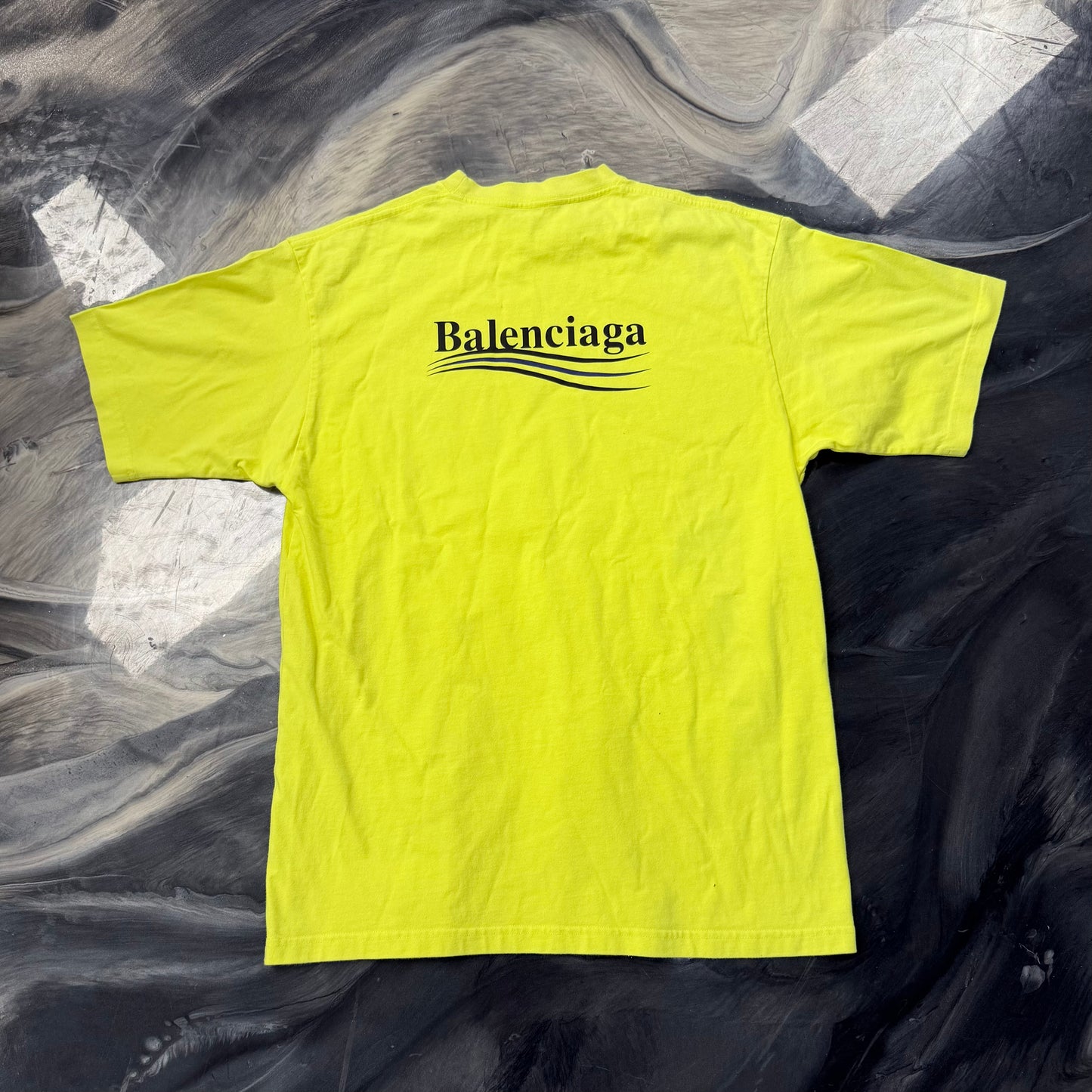 Balenciaga Neon Campaign Tee