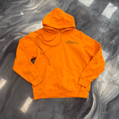 OFF-WHITE x Chrome Hearts 2018 Hoodie Orange/Black