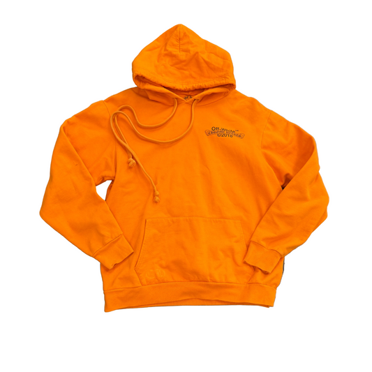 OFF-WHITE x Chrome Hearts 2018 Hoodie Orange/Black