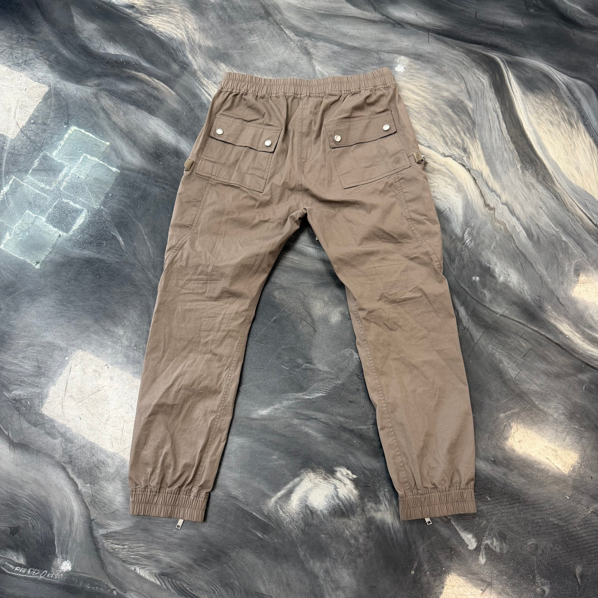 Rick Owens Bauhaus Cargo Trousers Dust