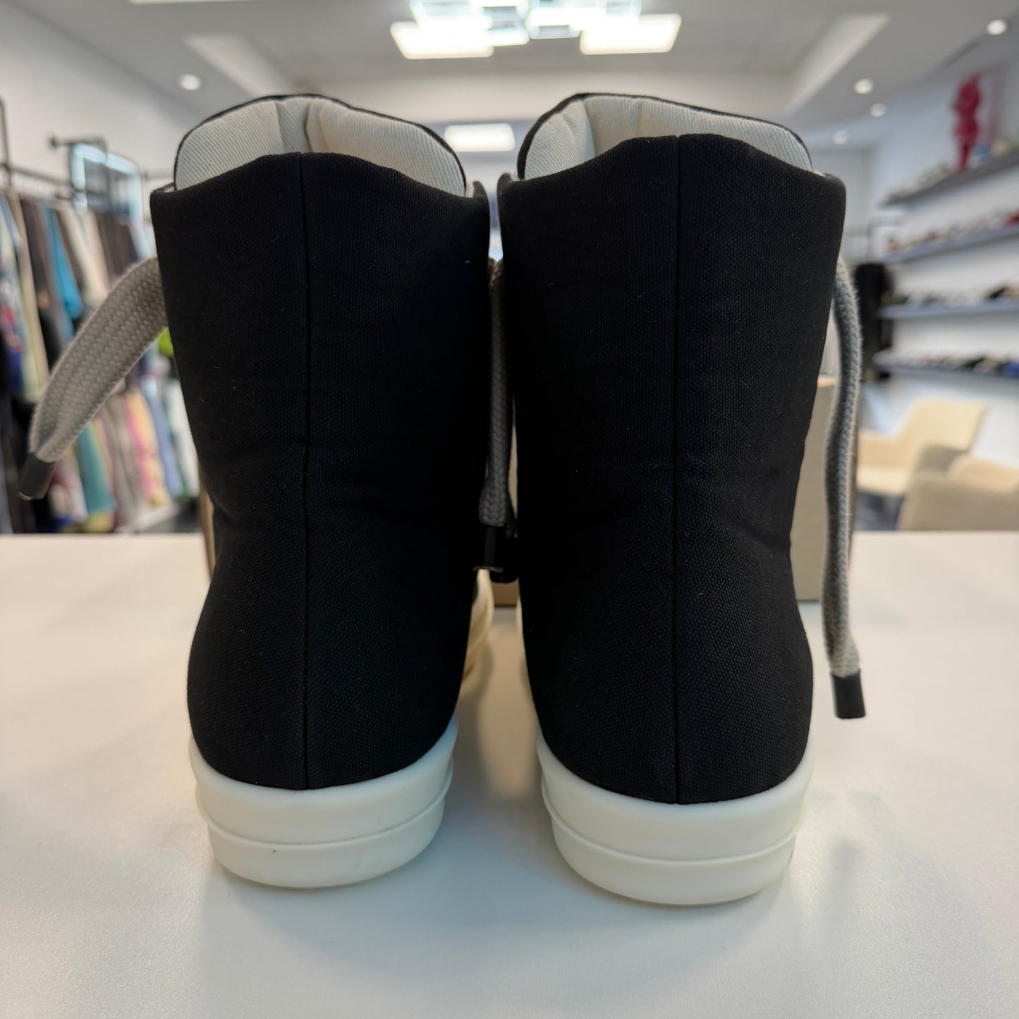Rick Owens Lido DRKSHDW Jumbo Lace Puffer High Black (Used)