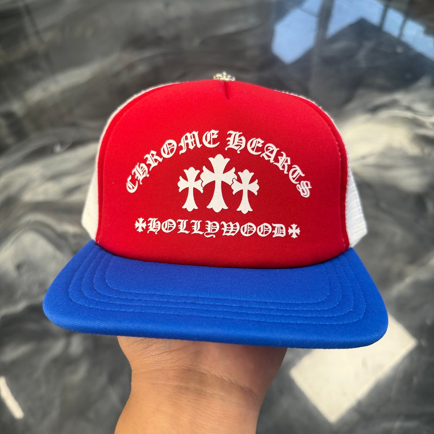 Chrome Hearts 4Th Of July USA Trucker Hat