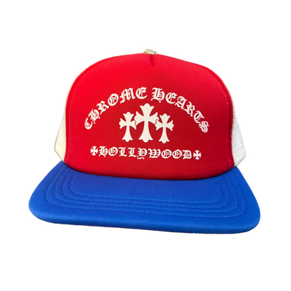 Chrome Hearts 4Th Of July USA Trucker Hat