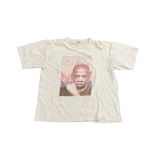 Jay Z Hustler Tee White Vintage