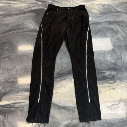Rick Owens Black Concordians Bolan Banana Trousers