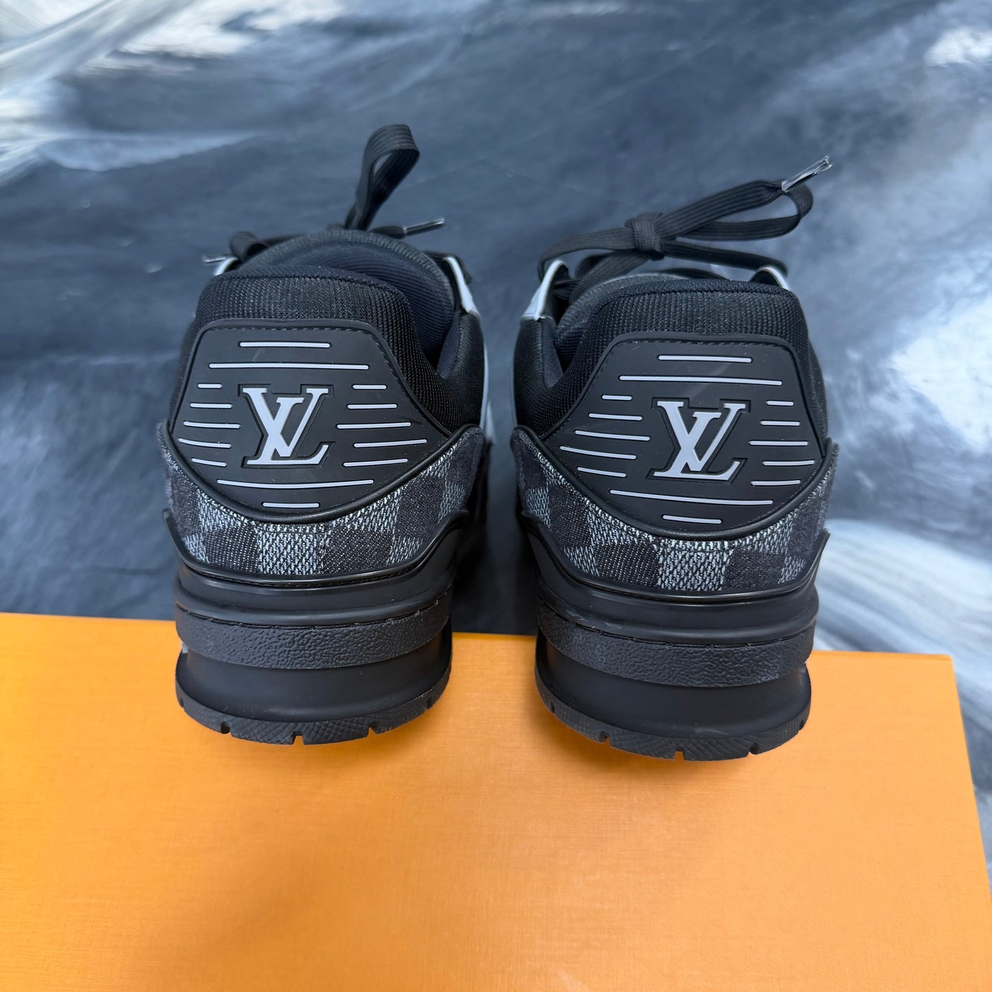 Louis Vuitton LV Trainer Black Damier Denim