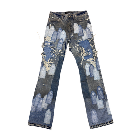 Who decides war blue window denim
