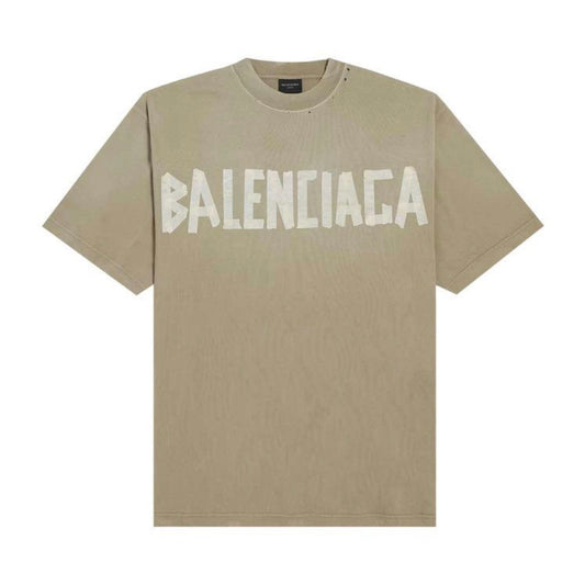 Balenciaga Tape T-Shirt Army Green