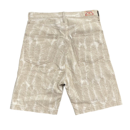 Kapital Tan Feather Jean Shorts