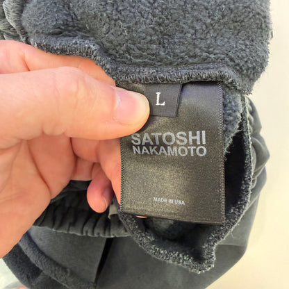 Satoshi Nakamoto Black Padded Sweat Shorts Black