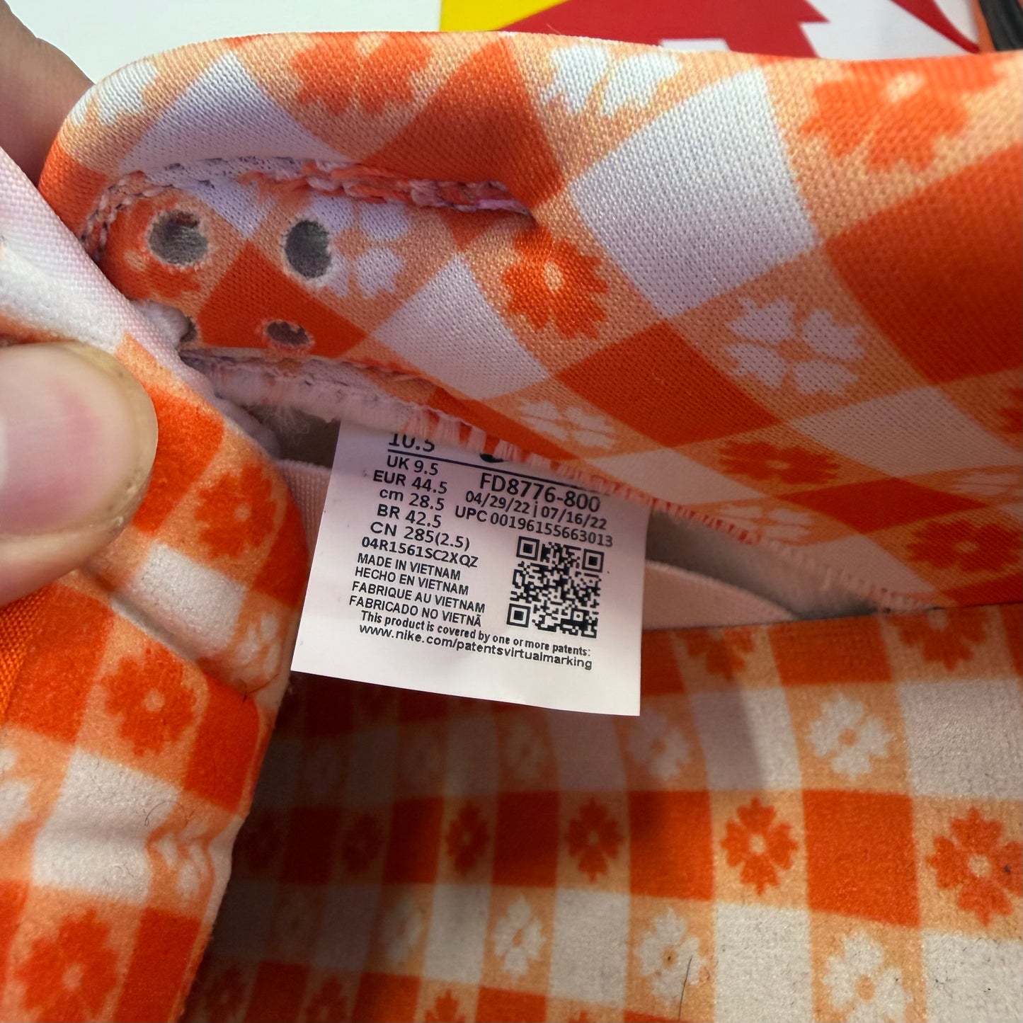 Nike SB Dunk Low Concepts Orange Lobster (USED)