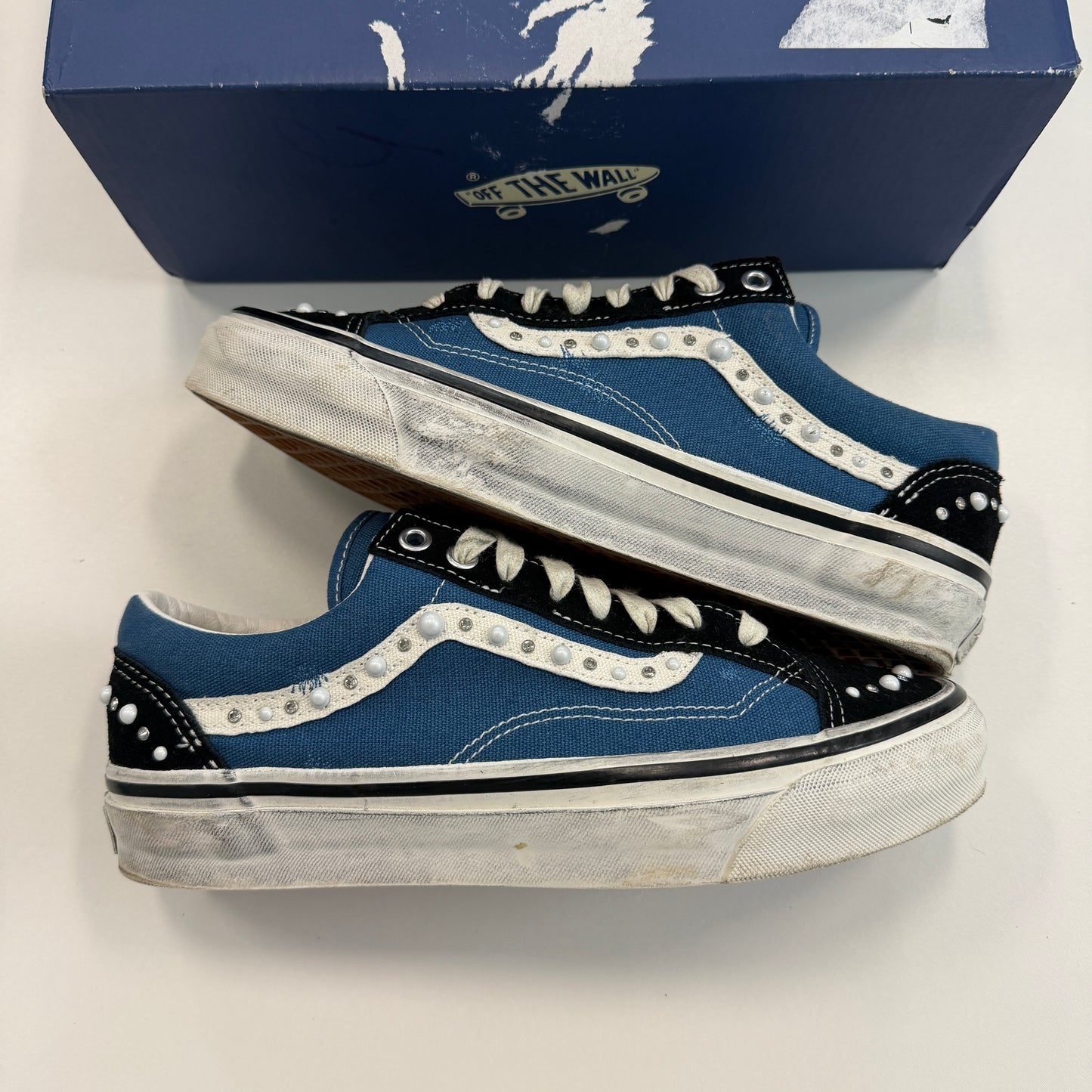 Vans LX Old Skool 36 Pearlized Pack Black Navy (Used)