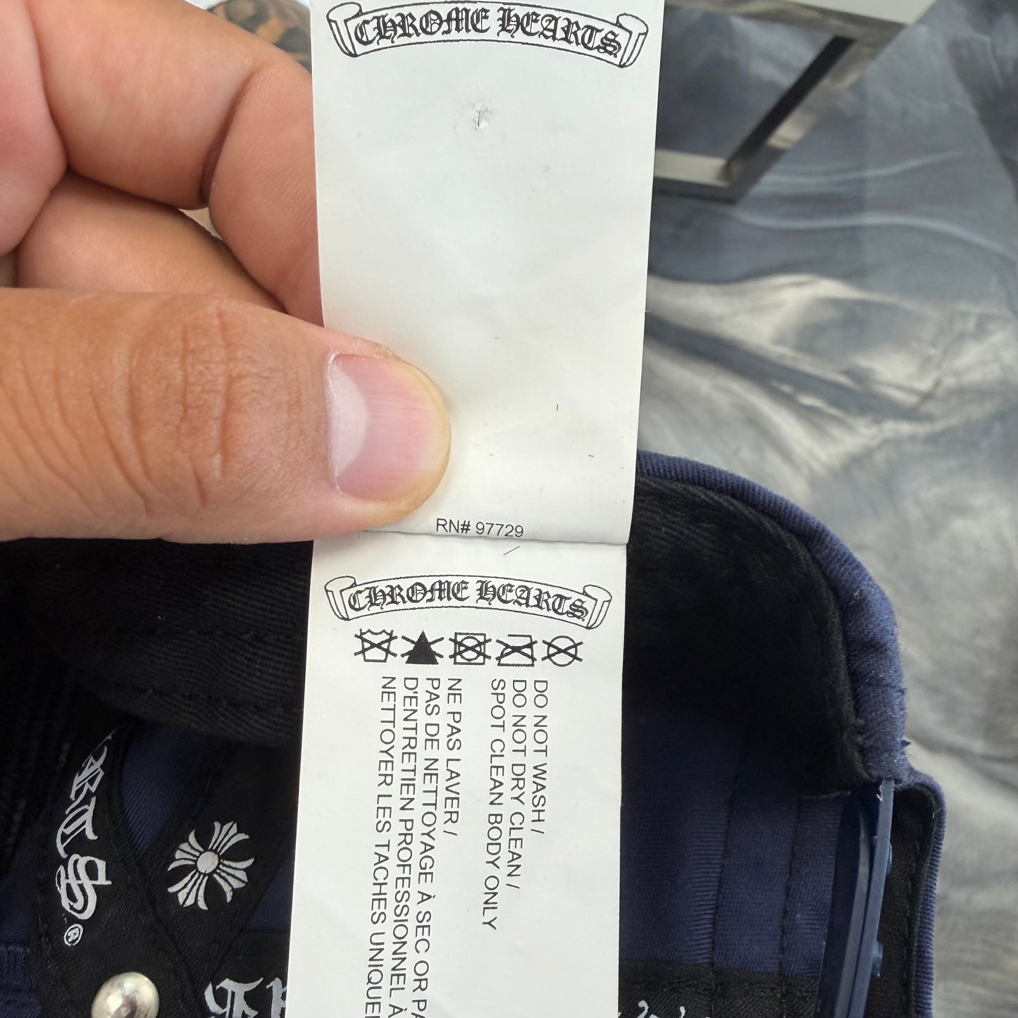 Chrome Hearts Gas Station Navy Trucker Hat