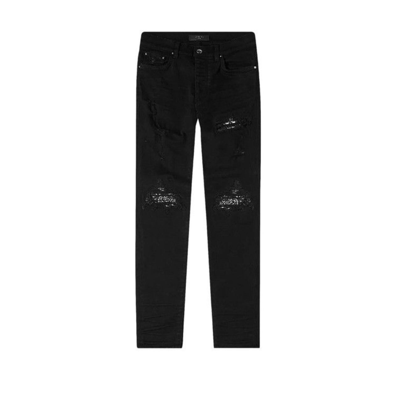 Amiri MX1 Bandana Jeans Black