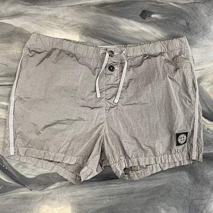 Stone Island Grey Nylon Swimming Shorts