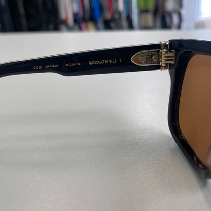 Chrome Hearts Midixathrill I Black & Gold Glasses
