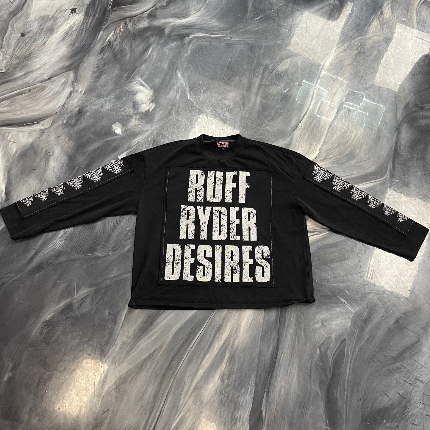 Bottega Desires Ruff Ryder Black Longsleeve Tee