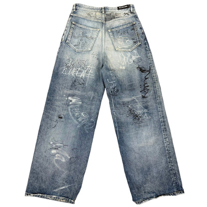 Balenciaga Graffiti Jeans