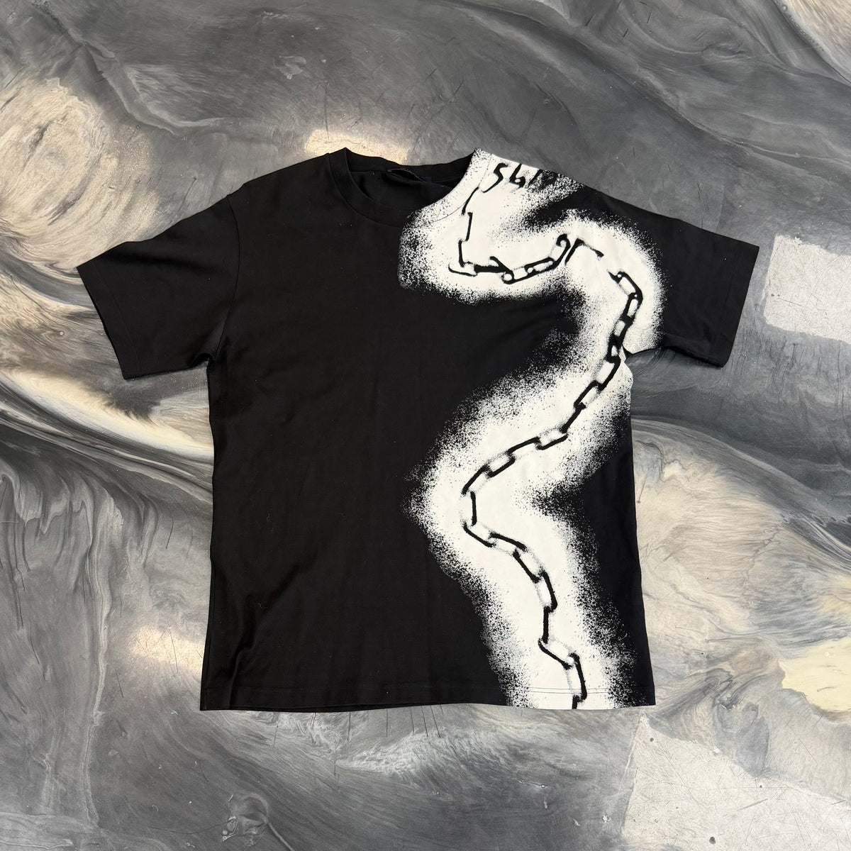 Louis Vuitton Spray Chain Print T-Shirt