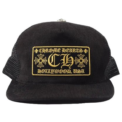 Chrome Hearts Hollywood Corduroy Trucker Hat