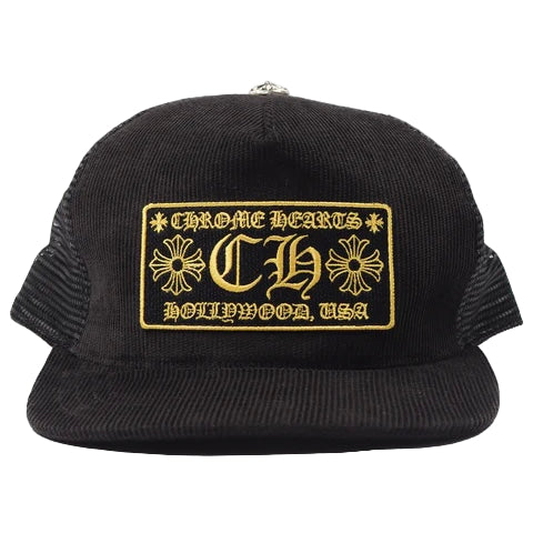 Chrome Hearts Hollywood Corduroy Trucker Hat