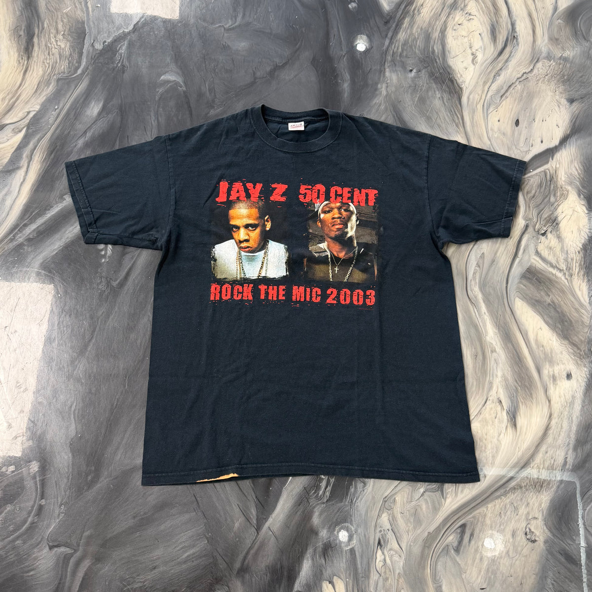 Jay-Z x 50 Cent Rock The Mic Tee