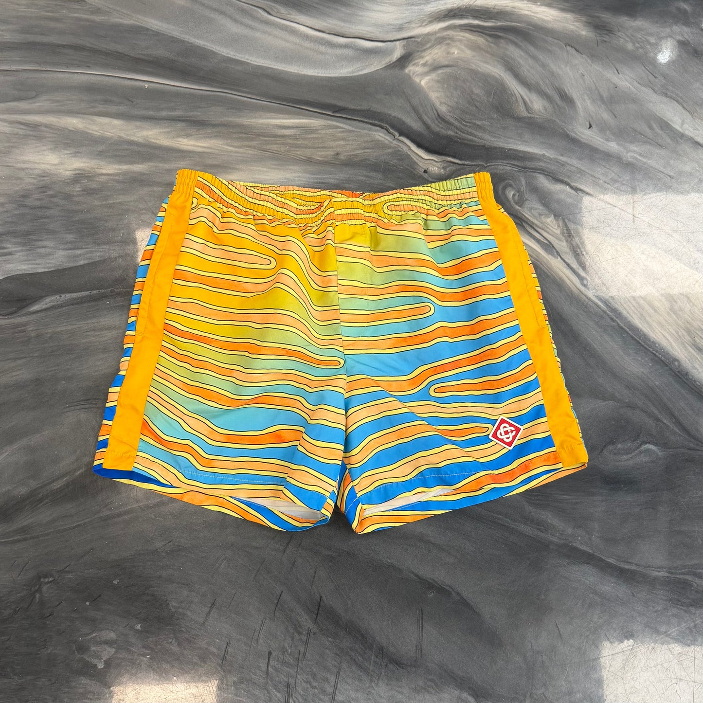 Casa Blanca Paris Ange De Jour Printed Swim Trunks