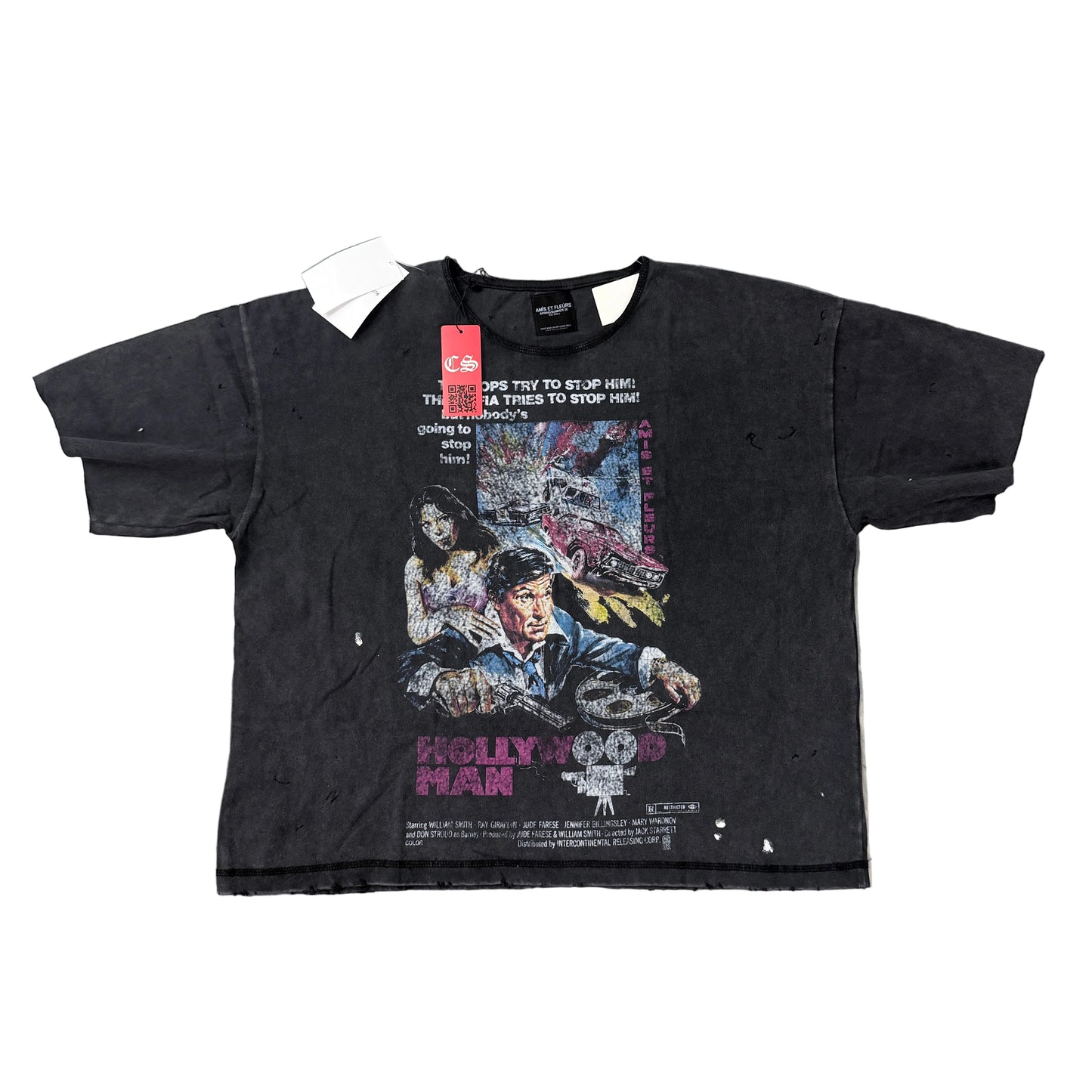 AMIS ET FLEURS “Hollywood man” tee