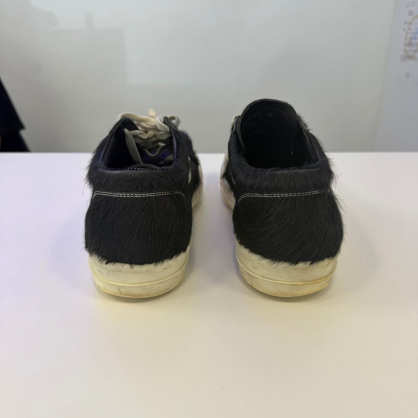 Rick Owens Pony Hair Lido Vintage Low (USED NO BOX)