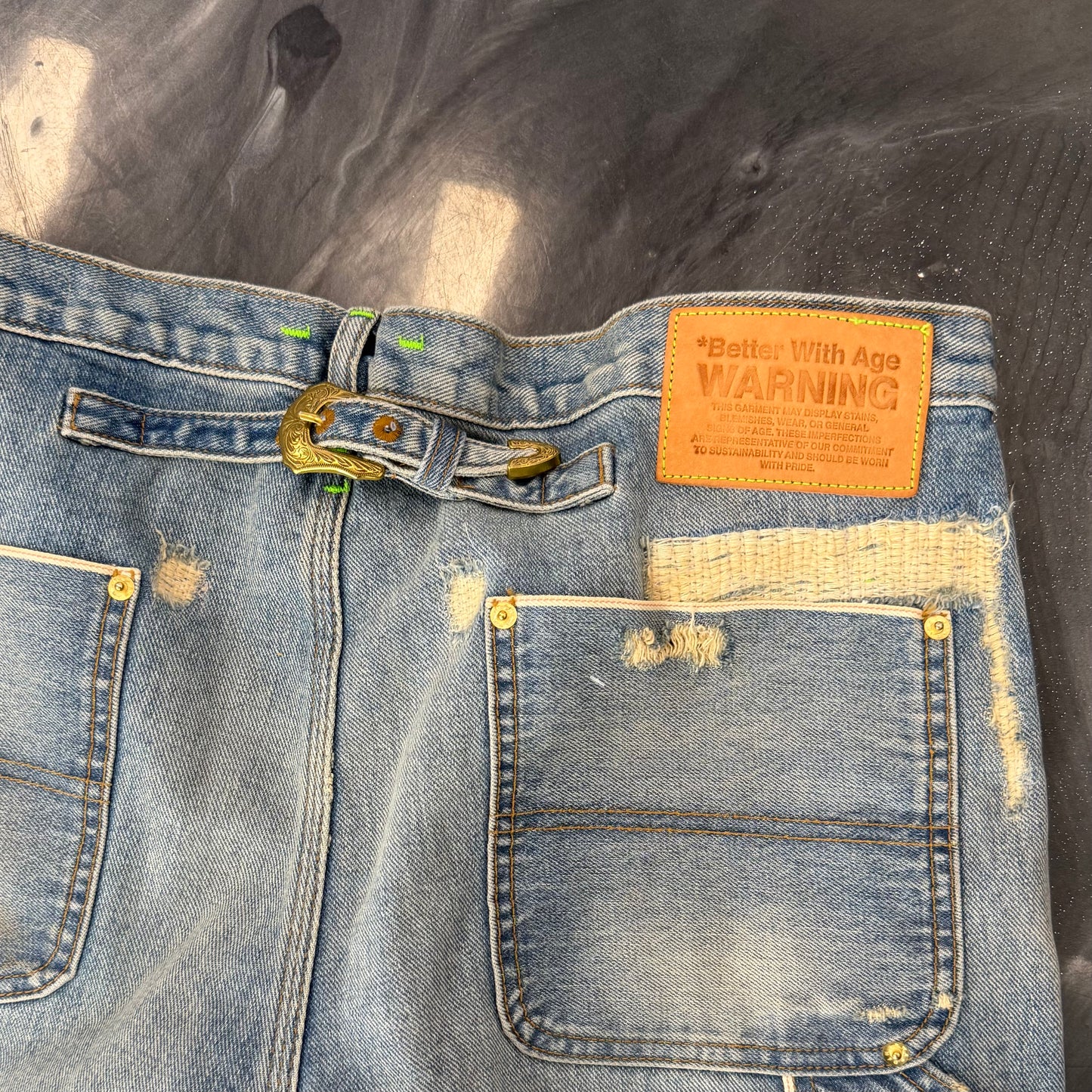 Better With Age Double Knee Denim BWA