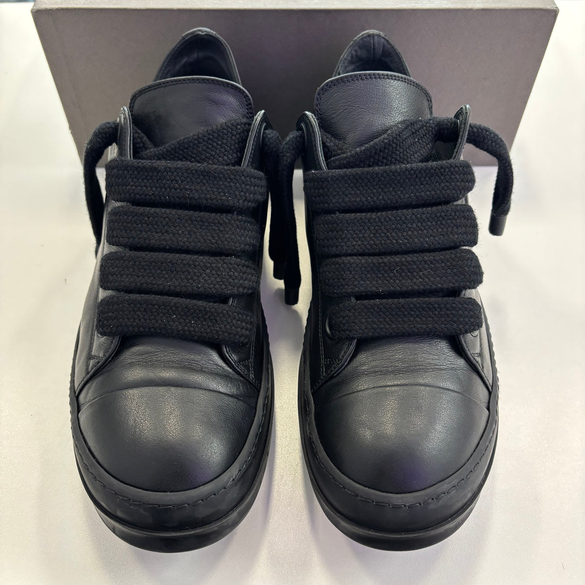 Rick Owens Jumbo Lace Ramone Low Black (Used)
