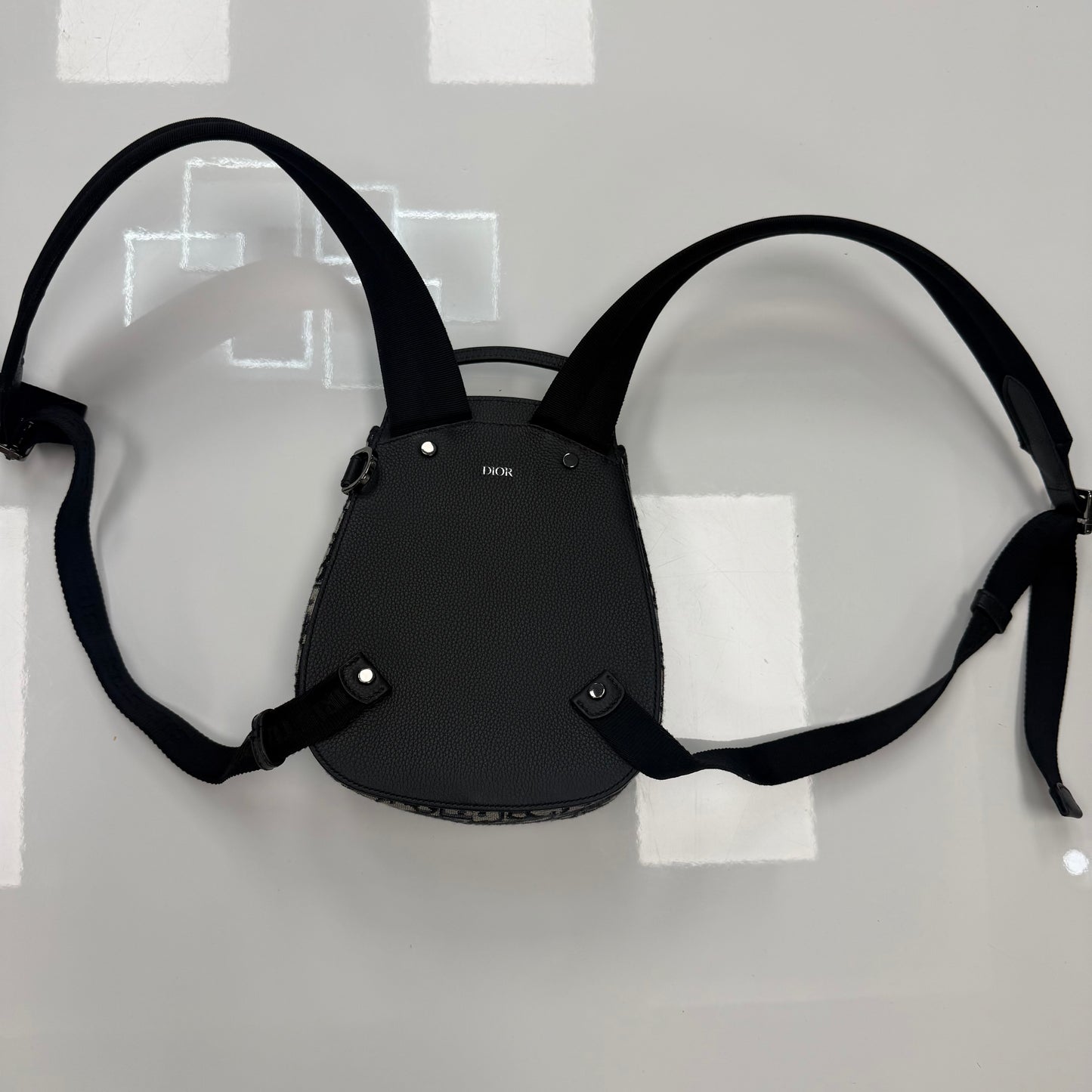Christian Dior Mini Saddle Backpack