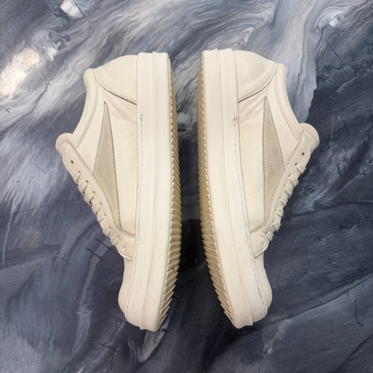 Rick Owens Mainline Vintage Low White (USED NO BOX)