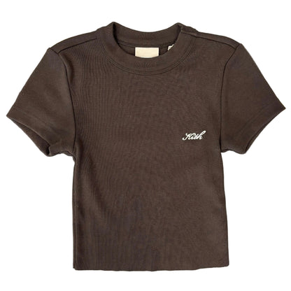 Kith Women’s Dark Brown Logo Tee