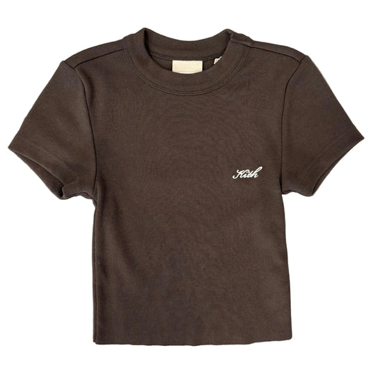 Kith Women’s Dark Brown Logo Tee