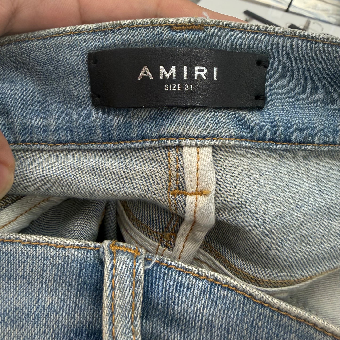 AMIRI MX1 Ultrasuede Jeans