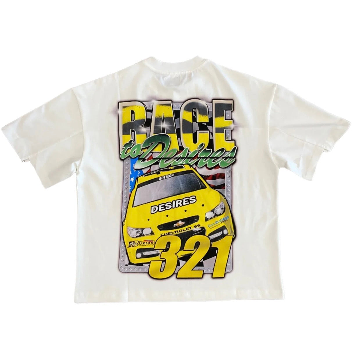 BOTTEGA DESIRES RACE TEE
WHITE