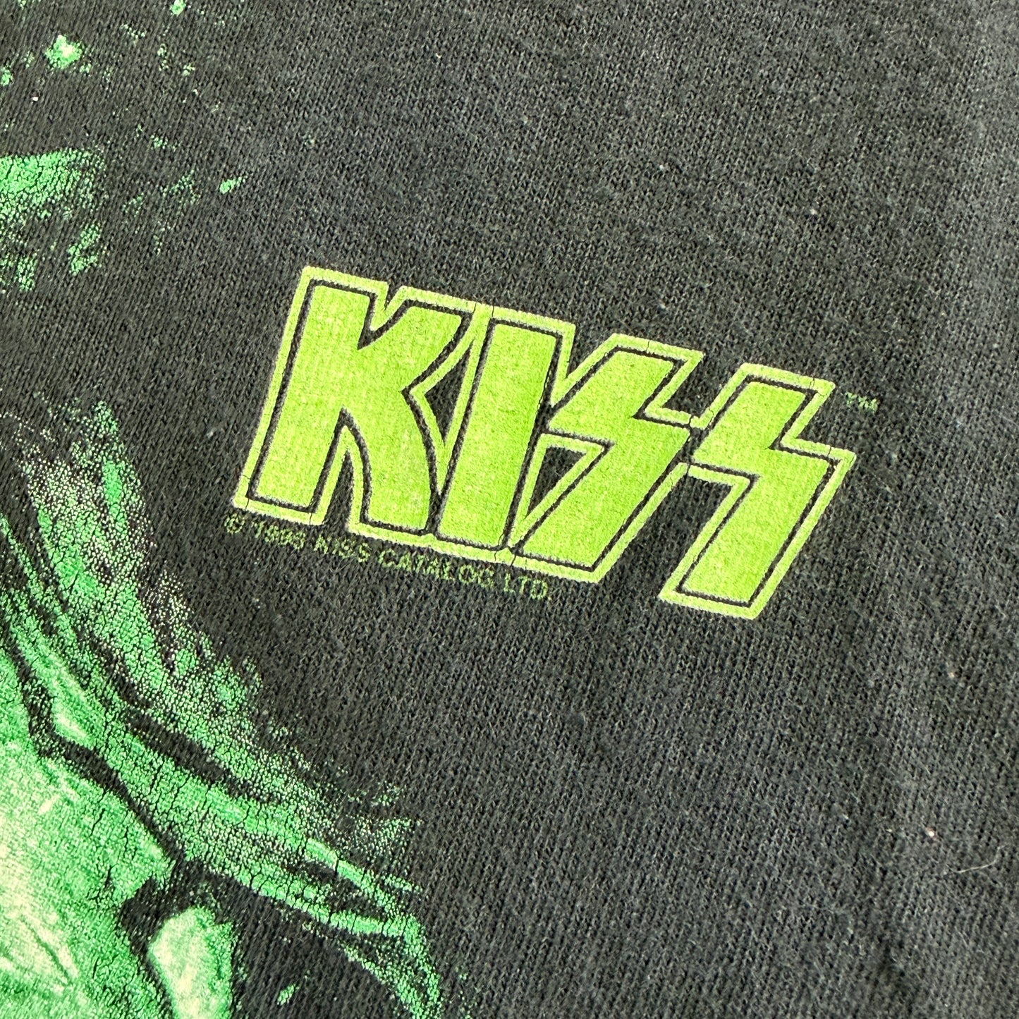 Vintage 1996 Kiss Glow In The Dark Band Tee
