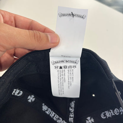 Chrome Hearts Fleur Black Baseball Hat
