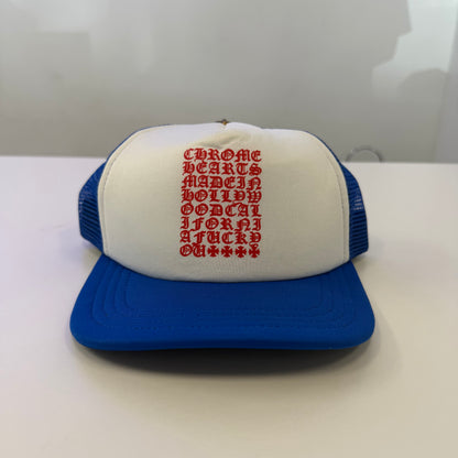 Chrome Hearts Eyechart Trucker Hat