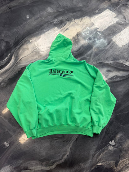 Balenciaga Campaign Hoodie Green