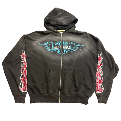 Secnd Slf x Masato Kawajo Firestorm Vintage Hoodie