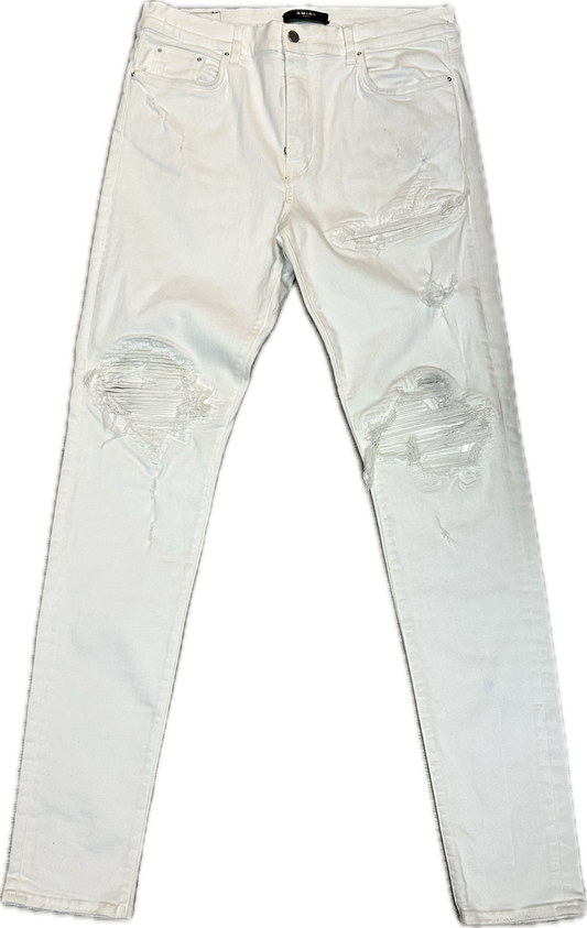 Amiri MX1 White/White Jeans